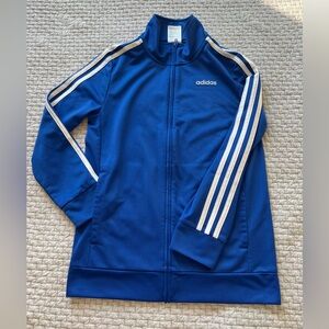 Adidas Blue Full Zip Jacket Size Youth M (10-12)